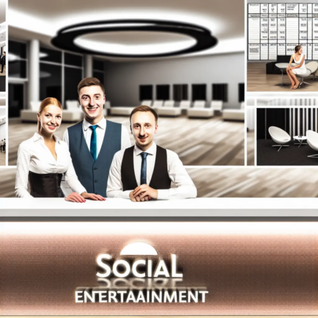 Zespół obsługi Virex Circle wspierający gości w kwestiach harmonogramu wydarzeń i rezerwacji.